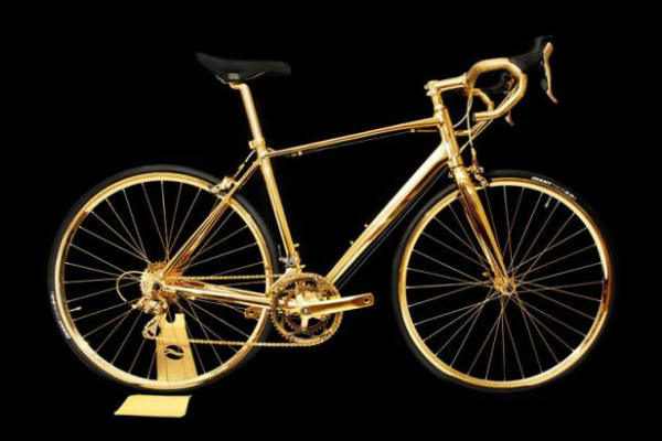 La bicicleta más lujosa de mundo, ¡está fabricada en oro!