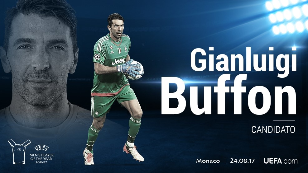 Buffon, Messi y Ronaldo, candidatos al mejor futbolista de la UEFA