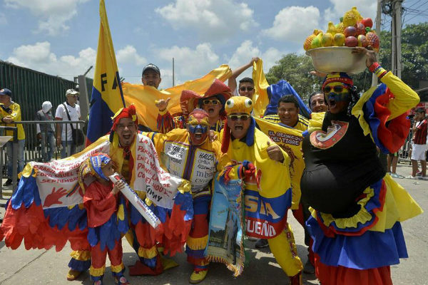 Cambian horario del partido de Colombia y Paraguay en Barranquilla
