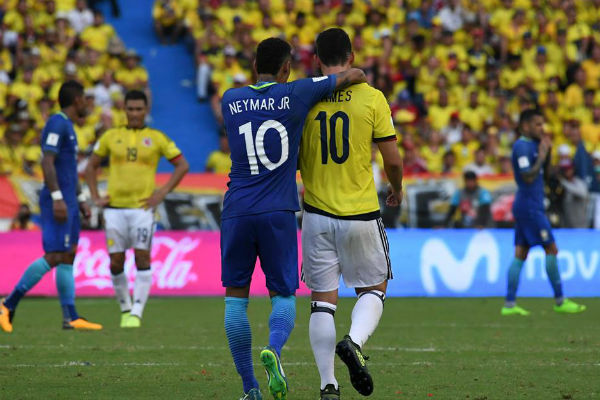 James y Neymar hablaron al finalizar el partido, esto se dijeron