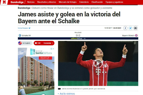 James se lleva todos los elogios de la prensa mundial, hasta los de España
