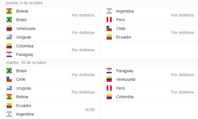 Eliminatorias