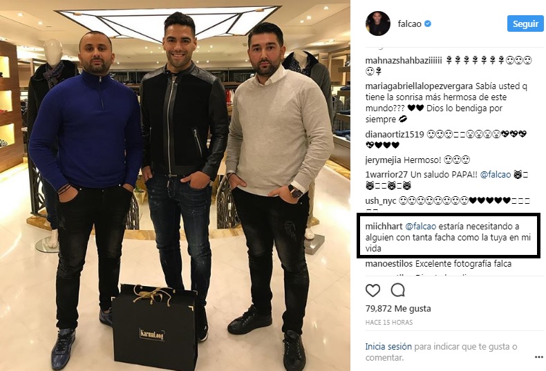 La foto de Falcao que enloqueció a un mujer muy especial