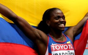 Caterine Ibargüen entregó la corona en la liga de Diamante ¡Ánimo! sigues siendo nuestra ‘Reina del salto triple’