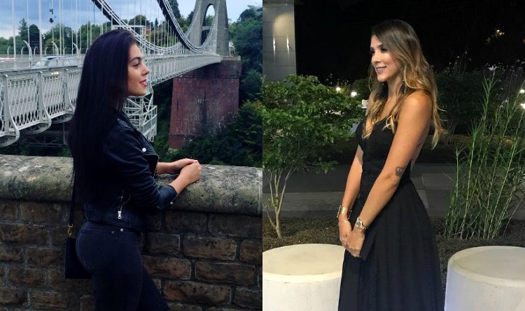 La novia de Cristiano Ronaldo, la modelo Georgina Rodríguez en conexión con Daniela Ospina