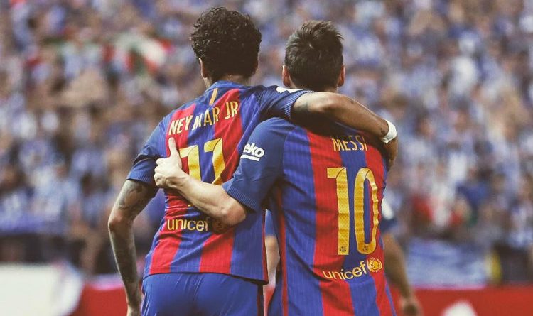 Messi se despidió de Neymar de esta manera