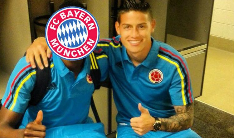 Se rumora que este colombiano podría jugar con James en el Bayern