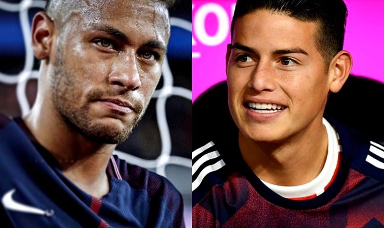 Neymar, jugadas y cifras en el PSG que exigirán a James