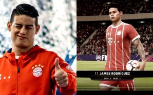 James enloquece con sus jugadas en FIFA 18, ¿Qué opinas del parecido?