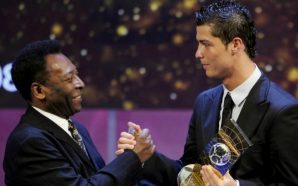 Cristiano Ronaldo sorprendió a Pelé y esta fue su reacción