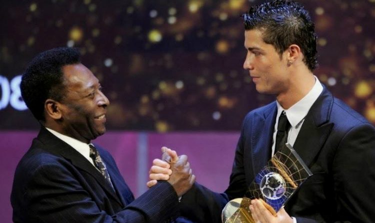 Cristiano Ronaldo sorprendió a Pelé y esta fue su reacción