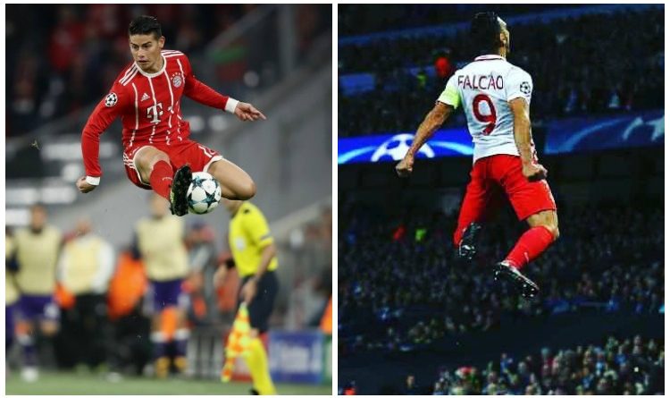 ¿Cuál imagen te gusta más: James o Falcao?