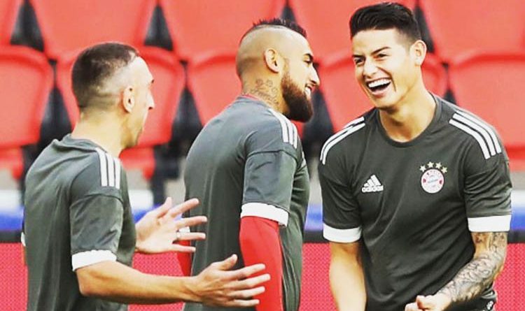 El Bayern Munich de James ya está en la 'ciudad luz' para enfrentar al PSG