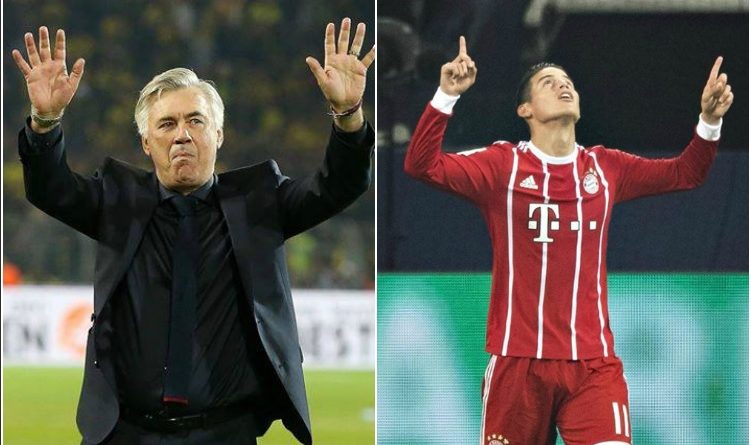"Todo el mundo está contento con él". Ancelotti sobre James