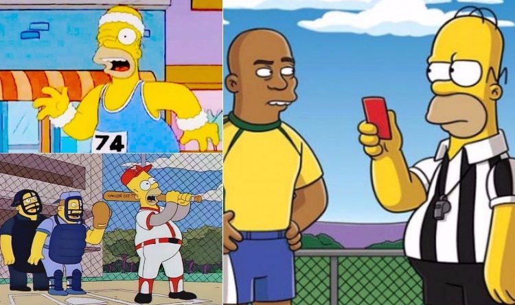 Homero Simpson y su loca carrera deportiva