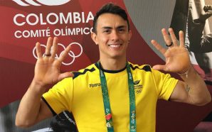 Jossimar Calvo le dio la medalla de plata a Colombia en la Copa Mundo de gimnasia