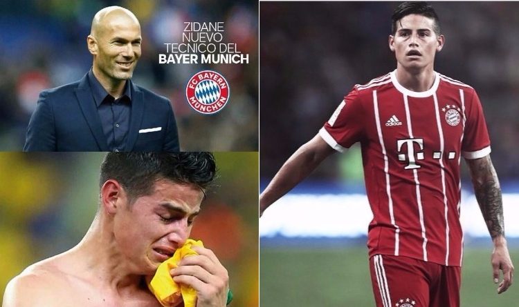 "Zidane, nuevo técnico del Bayern" y más memes sobre el futuro de James