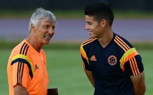 Pékerman habló sobre James y la opción para jugar ante Brasil