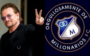 ¿La banda U2 es hincha de Millonarios? ¡Eso parece!