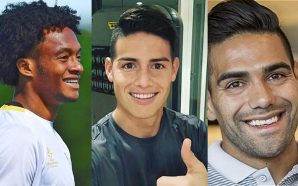 Los gestos de humildad de los futbolistas colombianos