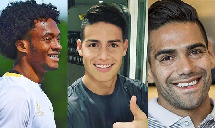 Los gestos de humildad de los futbolistas colombianos