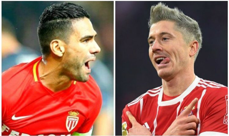 Falcao vs Lewandowski, dos de los mejores delanteros de Europa