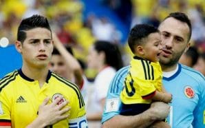 El gesto que tuvo James con el hijo de David Ospina