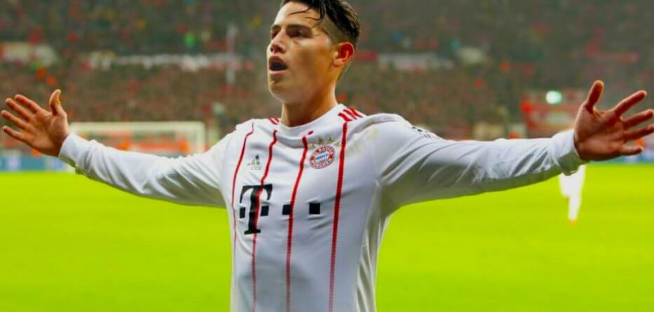 James genio y figura en Alemania. Mira el récord que logró