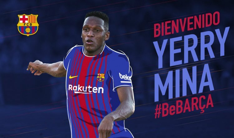Confirmado: Yerry Mina es jugador del Barcelona. ¡Ya hace historia!