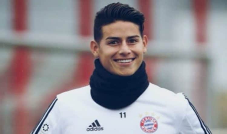 James está feliz y no es por su gran momento en el Bayern