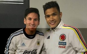 Teófilo Gutiérrez se compara con Lionel Messi. ¡Humor futbolero!