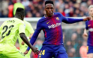 Así ha sido el primer mes de Yerry Mina en el Barcelona