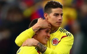 La foto de James y Quintero que es viral en redes sociales