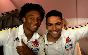 Así fue el encuentro de Cuadrado y Falcao en Mónaco 1