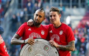 James y Arturo Vidal campeones