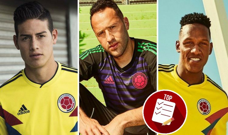 Los 5 jugadores más destacados que tiene la Selección Colombia