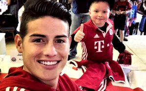 James compartió con las divisiones menores del Bayern 1