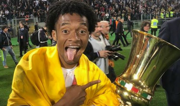 Juan Guillermo Cuadrado se coronó campeón de la Copa de Italia