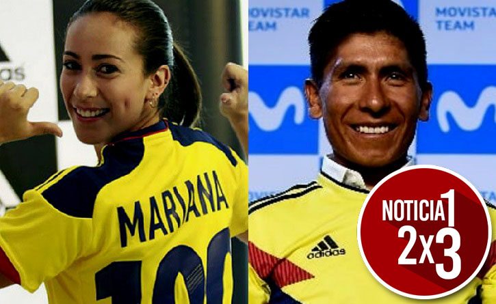 Mariana Pajón y Nairo Quintana invitaron a todos a apoyar a Colombia en el Mundial 1