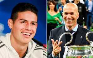 James Rodríguez habló sobre la salida de Zidane del Real Madrid