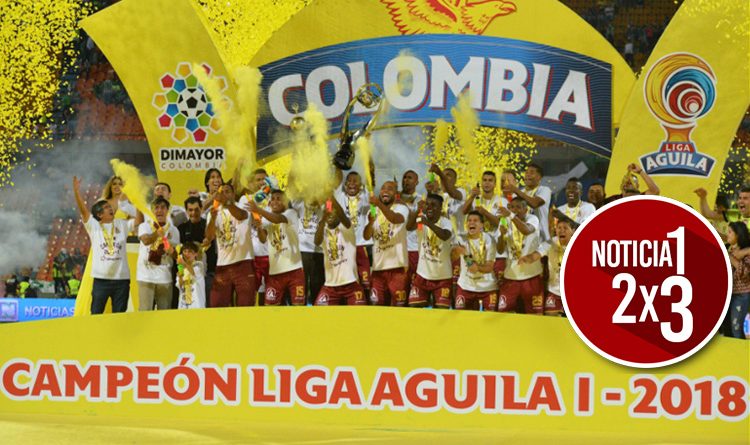 Deportes Tolima se consagró campeón de la Liga Águila. ¡Muchas felicitaciones!