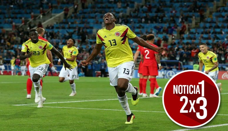 Yerry Mina le devuelve la ilusión a la Selección Colombia al anotar el gol frente a Inglaterra