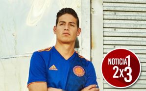 Desde la tribuna, James Rodríguez pendiente del partido que define el futuro de la Selección