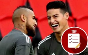 James Rodríguez le prestó a Arturo Vidal su avión privado para que llegara a Barcelona