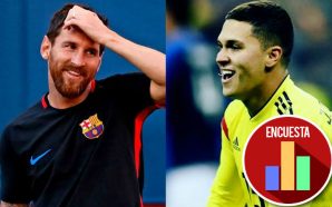 Messi hace el gol 6.000 del Barcelona al estilo Juan Fernando Quintero