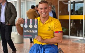 Medallista paralímpico dona mercados a atletas de bajos recursos en medio del COVID-19