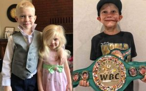 Declaran a niño campeón mundial de boxeo por salvar a su hermana de ataque casi mortal