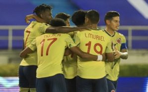 Juego de Colombia contra Chile en la eliminatoria al Mundial de Catar 2022