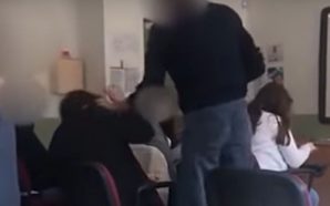 Profesor le dio una bofetada a un alumno por no usar tapabocas ¡Así terminó!