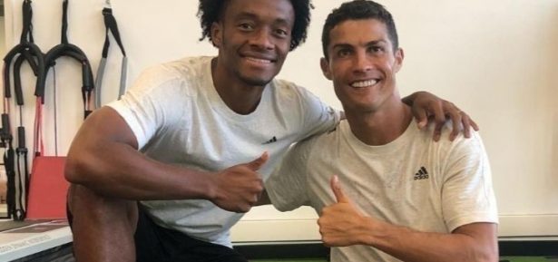 Compañero de Cuadrado en Juventus envía mensaje de apoyo a un juvenil colombiano